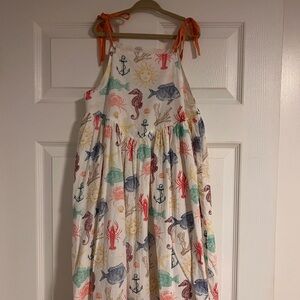 Pink Chicken dress 100% cotton